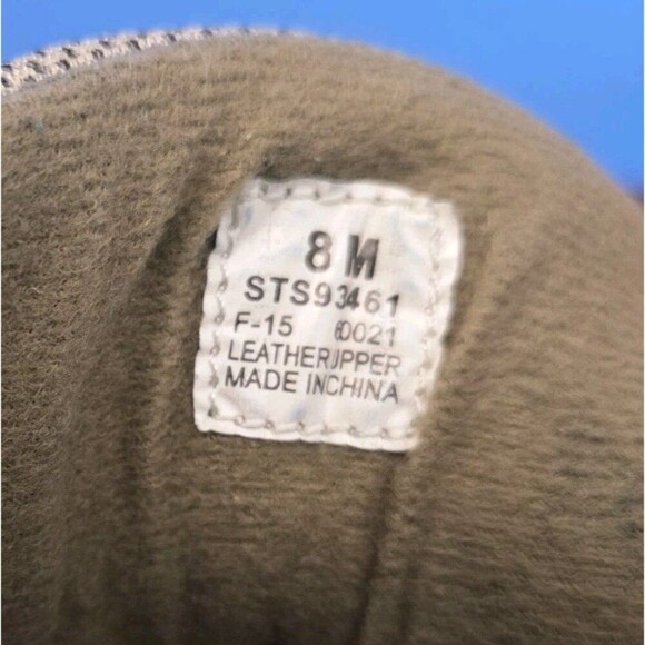 Sperry Top-Sider Langley Boots Ankle Women's 8.0 Linen/Tan #93461 - Picture 5 of 11